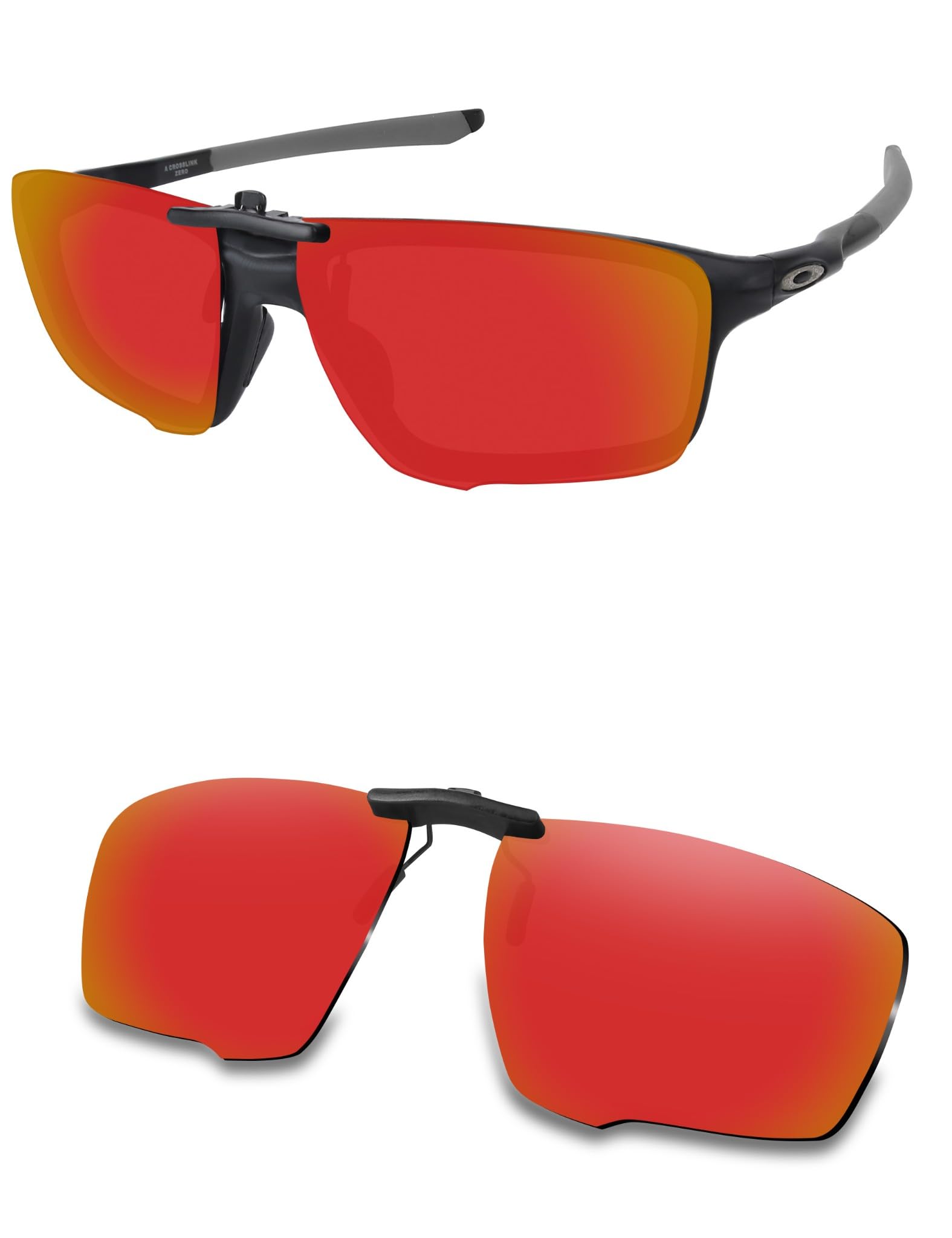 Amazon | AOZAN 偏光クリップオンサングラス Oakley Crosslink Zero